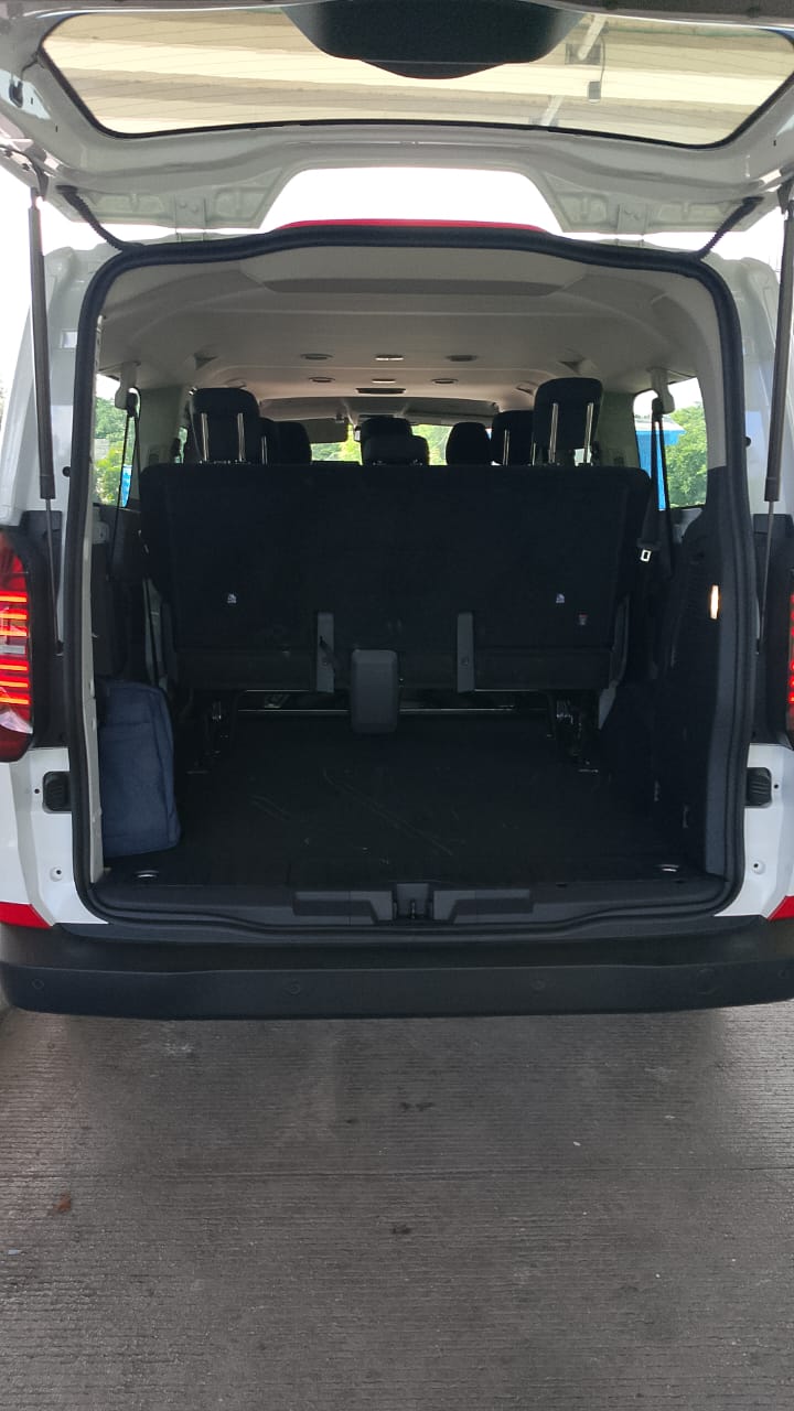 Área de equipaje de camioneta tipo van